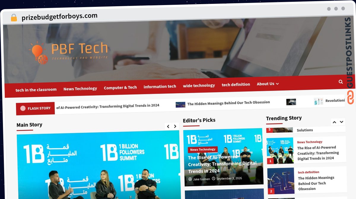 Publish Guest Post on prizebudgetforboys.com