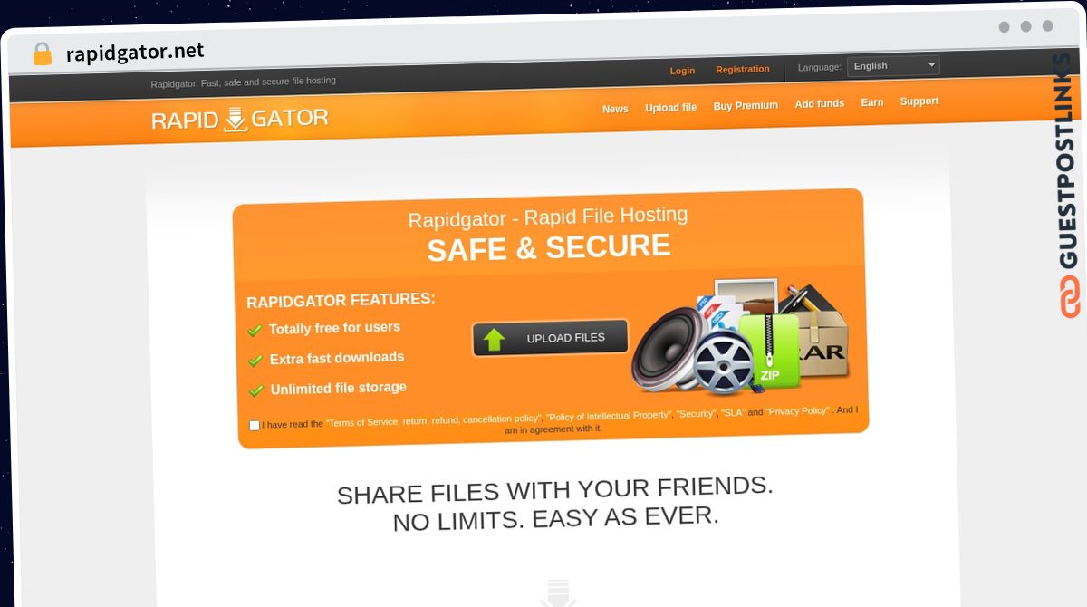 Publish Guest Post on rapidgator.net