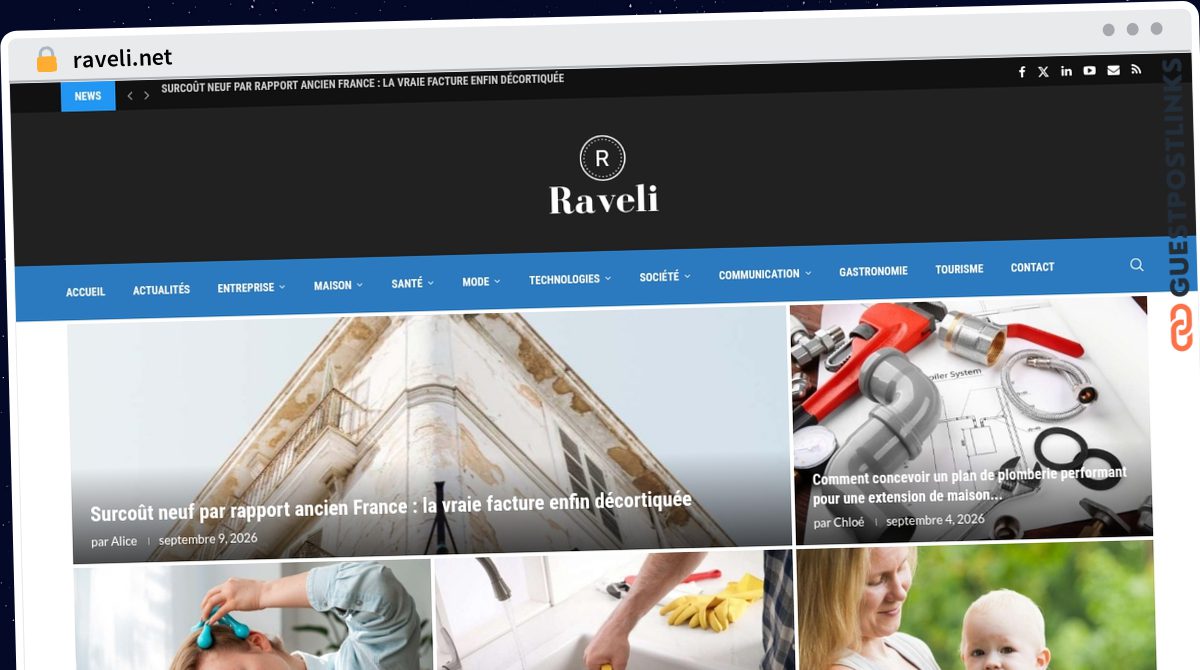 Publish Guest Post on raveli.net