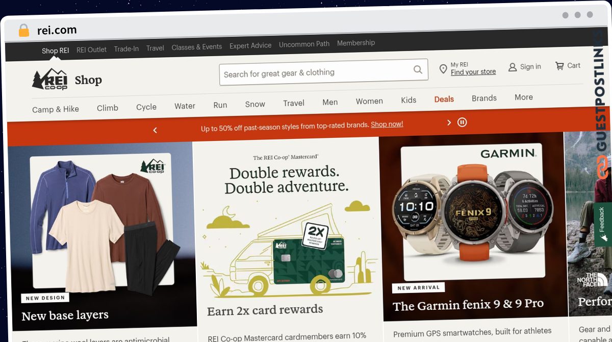 Publish Guest Post on rei.com