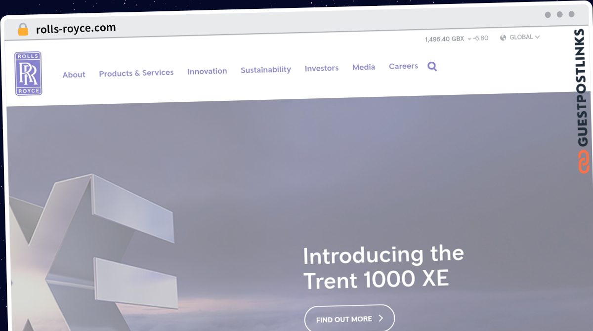 Publish Guest Post on rolls-royce.com