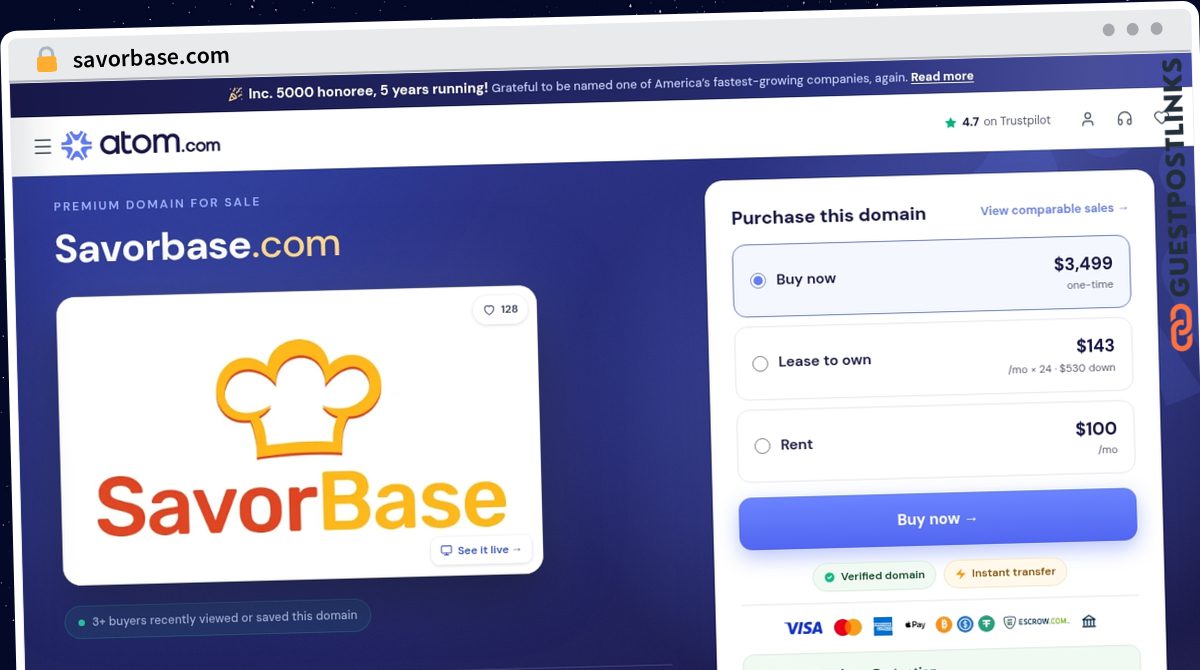 Publish Guest Post on savorbase.com