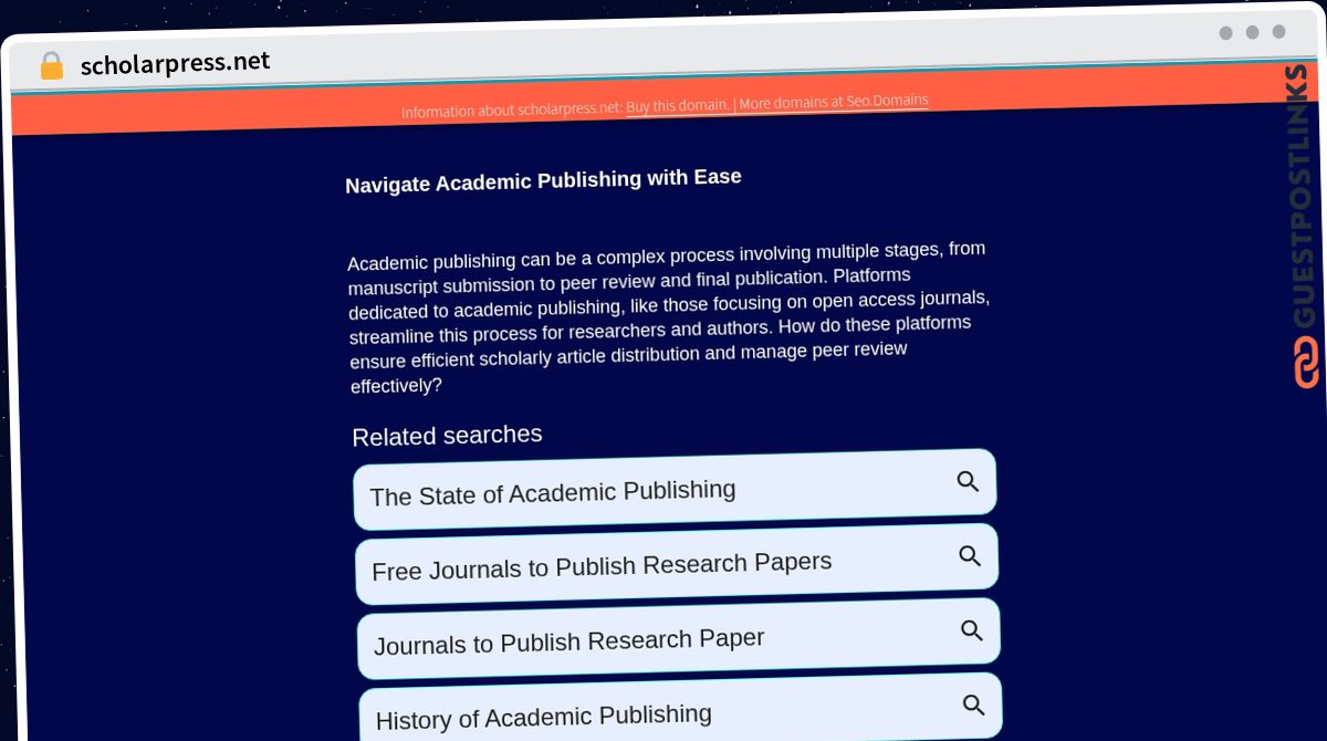 Publish Guest Post on scholarpress.net