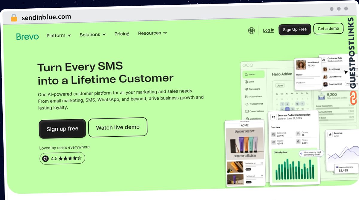 Publish Guest Post on sendinblue.com