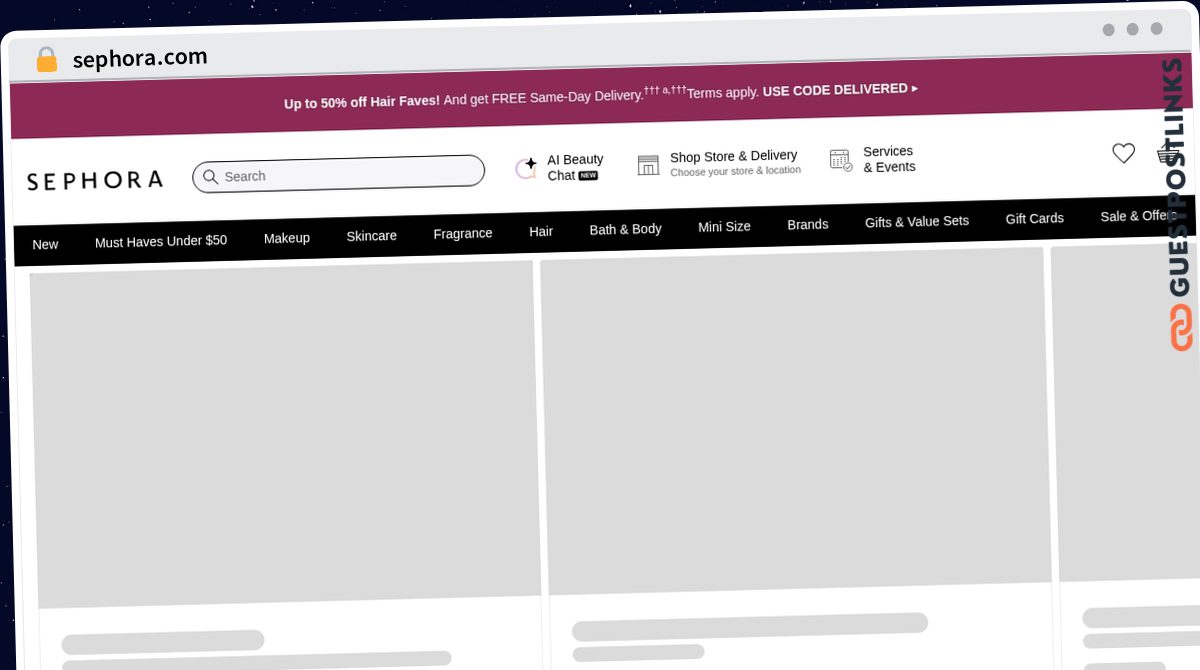 Publish Guest Post on sephora.com