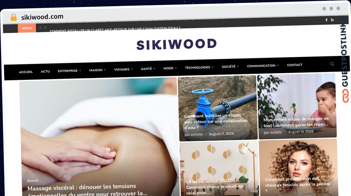 Publish Guest Post on sikiwood.com