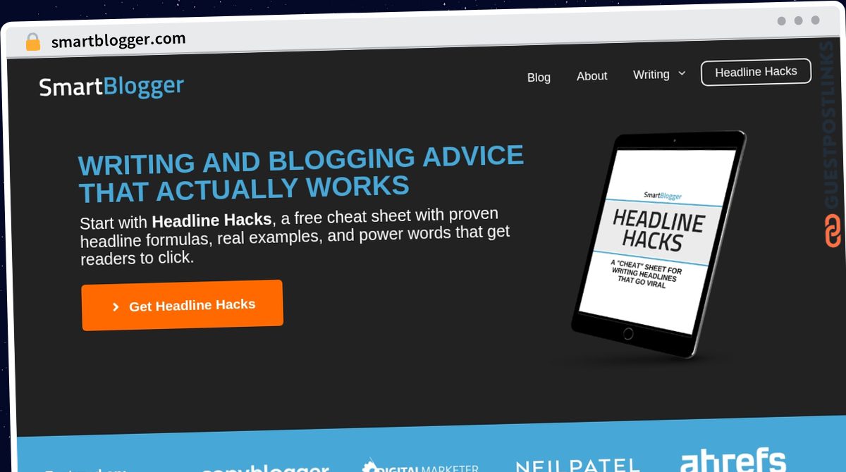 Publish Guest Post on smartblogger.com