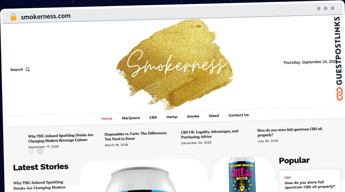 Publish Guest Post on smokerness.com