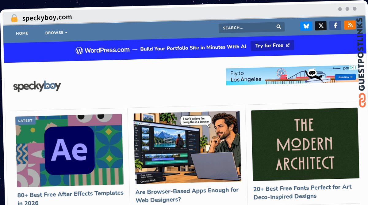 Publish Guest Post on speckyboy.com