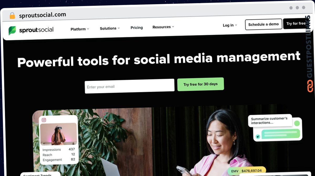Publish Guest Post on sproutsocial.com