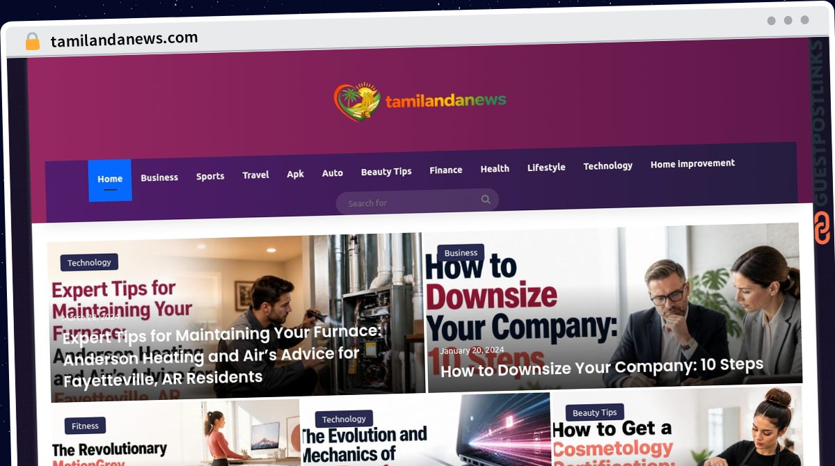 Publish Guest Post on tamilandanews.com