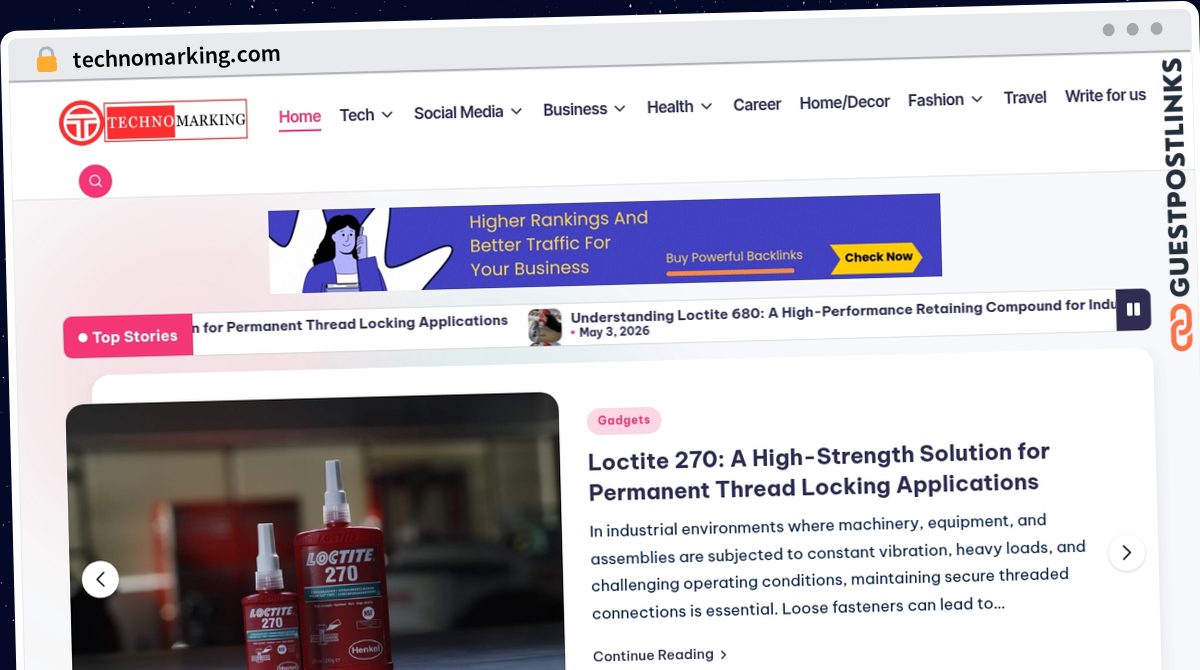 Publish Guest Post on technomarking.com