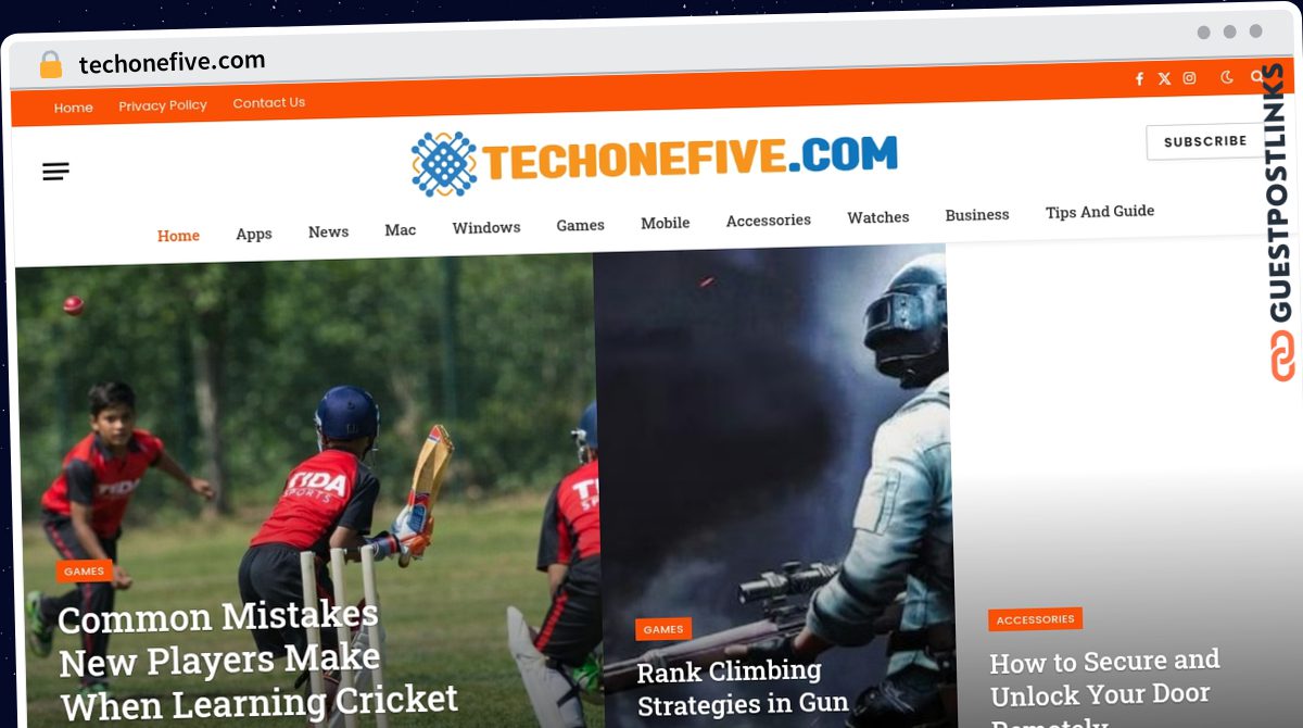 Publish Guest Post on techonefive.com