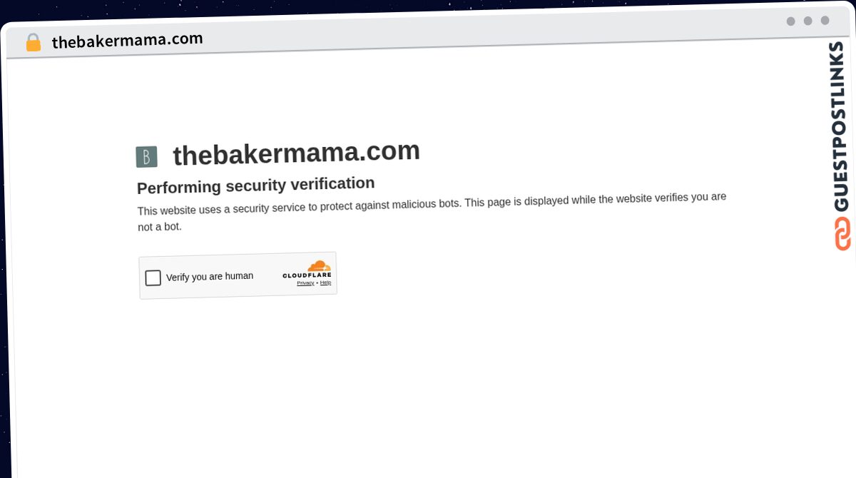 Publish Guest Post on thebakermama.com