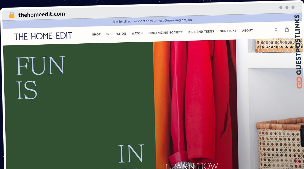 Publish Guest Post on thehomeedit.com