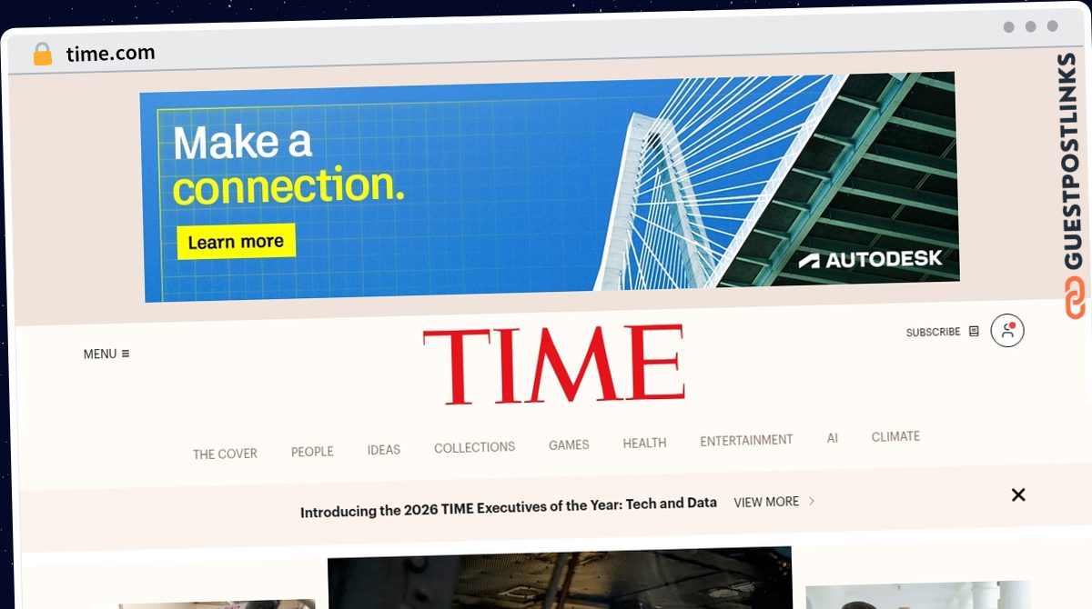Publish Guest Post on time.com