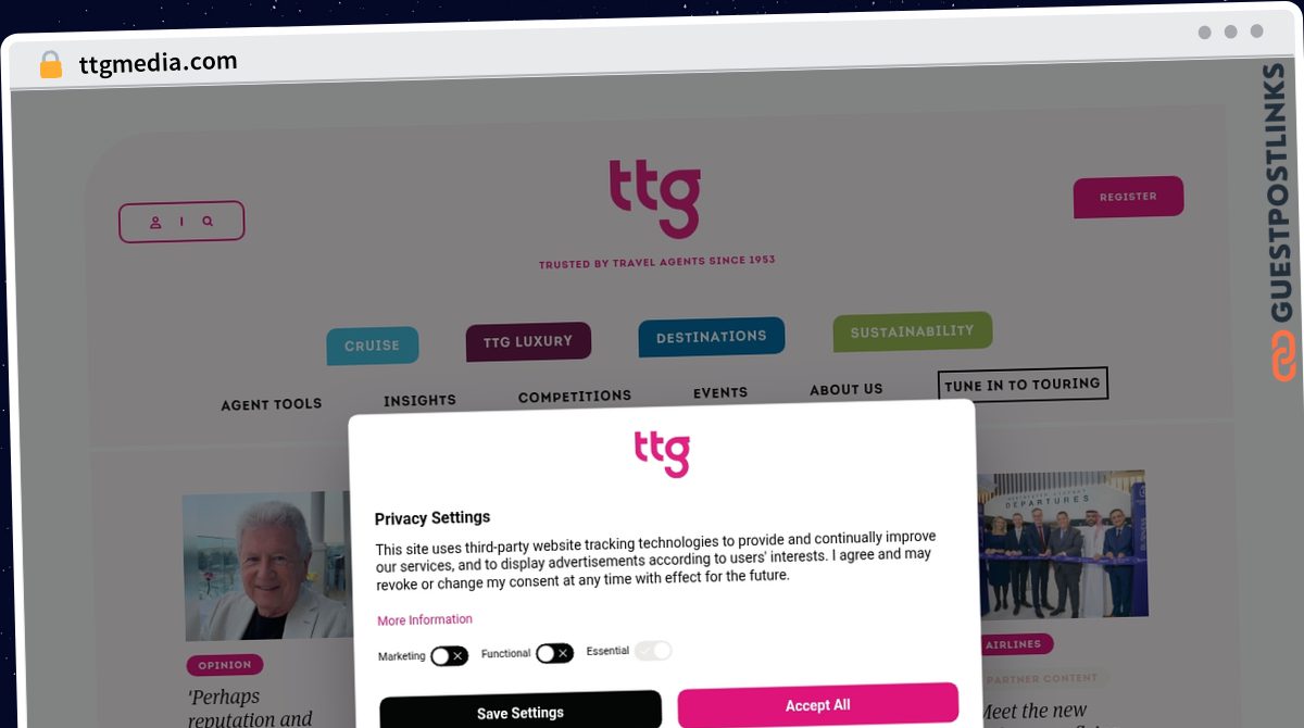 Publish Guest Post on ttgmedia.com