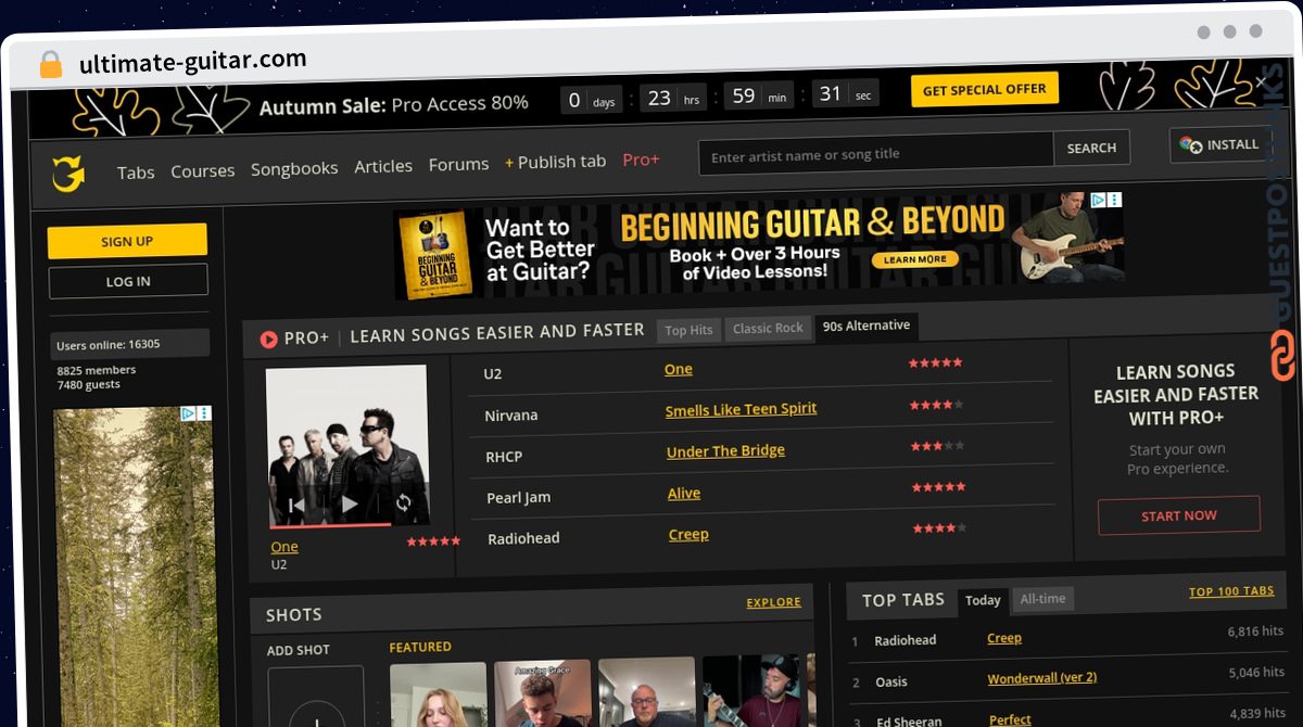 Publish Guest Post on ultimate-guitar.com