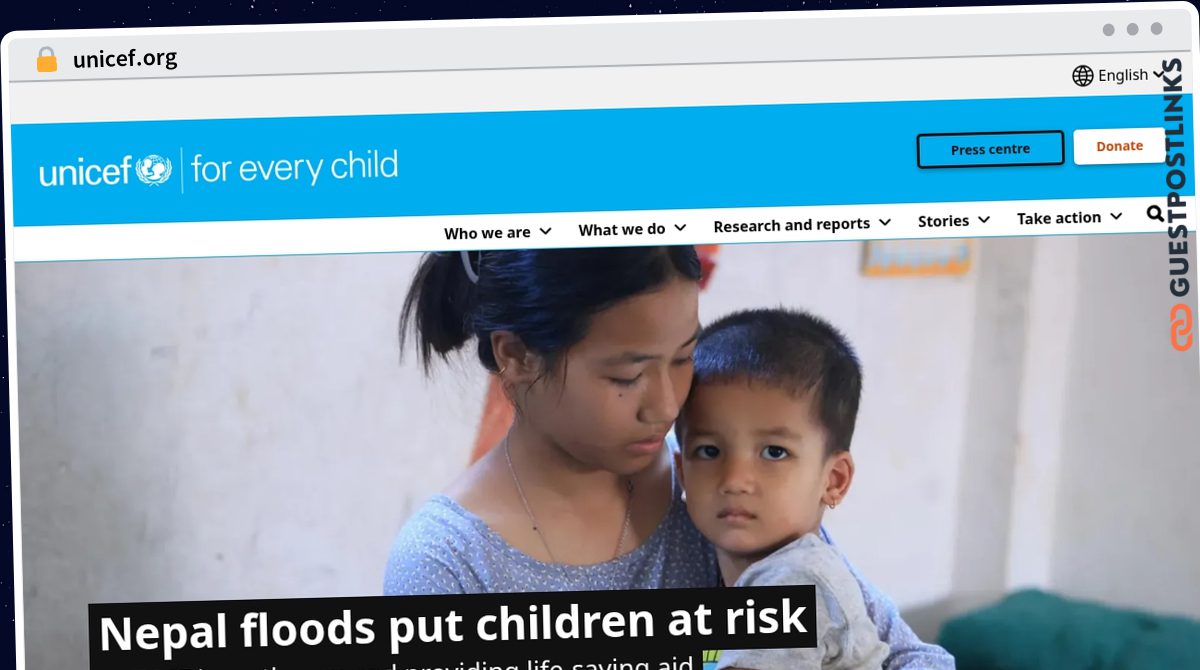 Publish Guest Post on unicef.org