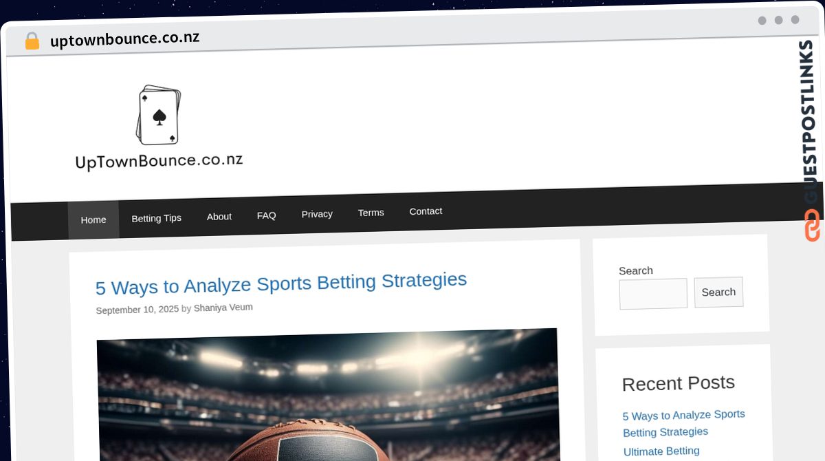 Publish Guest Post on uptownbounce.co.nz