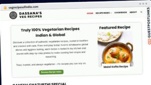 Publish Guest Post on vegrecipesofindia.com
