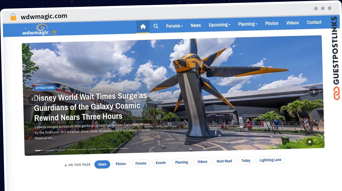 Publish Guest Post on wdwmagic.com