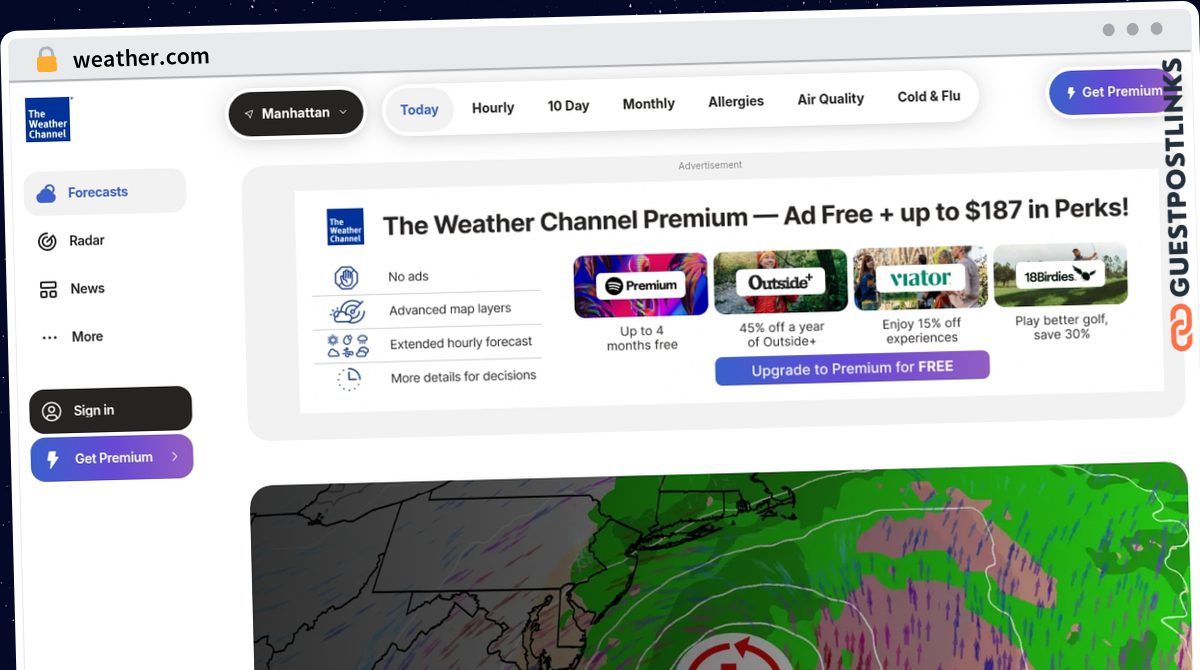 Publish Guest Post on weather.com