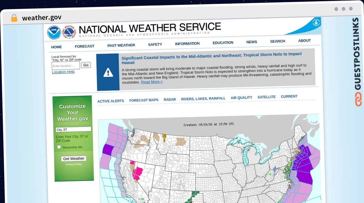 Publish Guest Post on weather.gov
