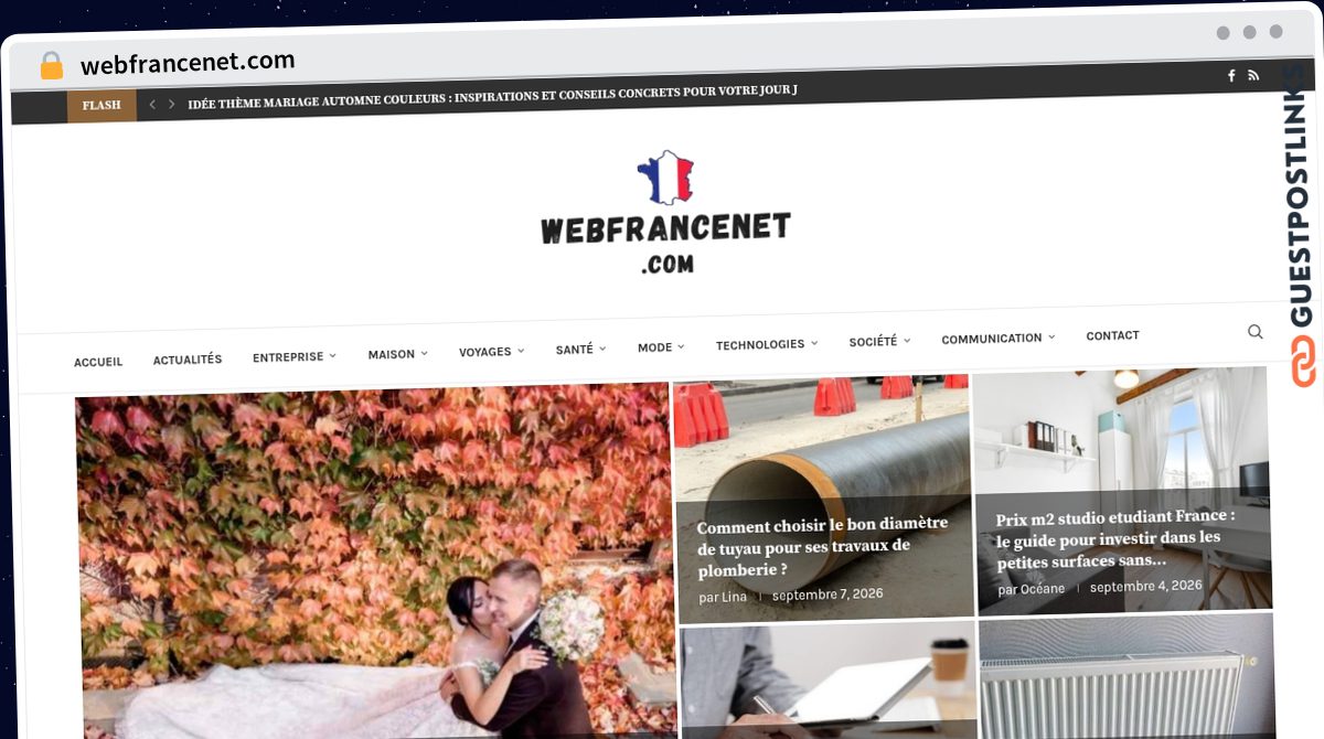 Publish Guest Post on webfrancenet.com