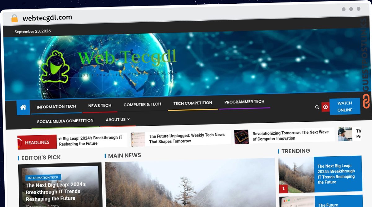 Publish Guest Post on webtecgdl.com