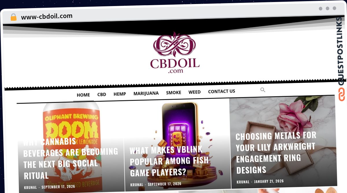 Publish Guest Post on www-cbdoil.com