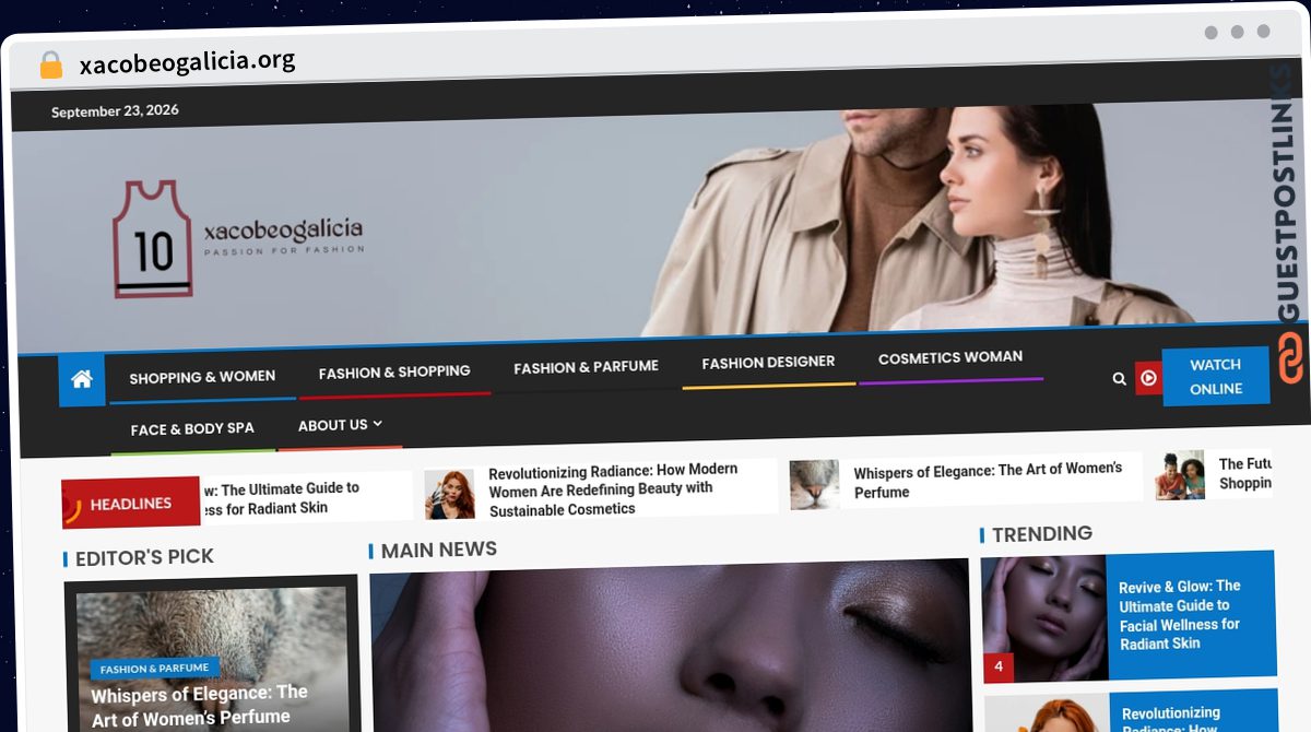 Publish Guest Post on xacobeogalicia.org