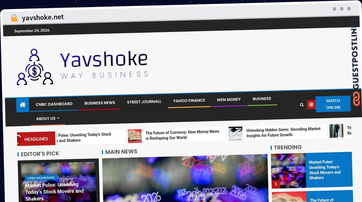 Publish Guest Post on yavshoke.net