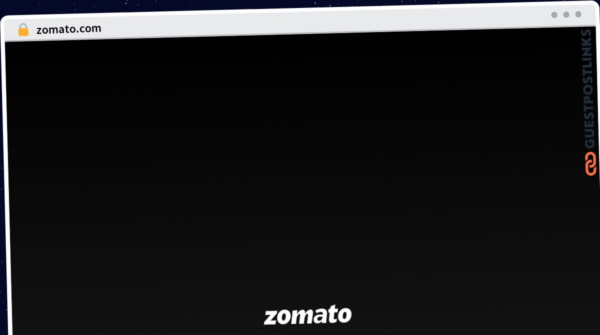 Publish Guest Post on zomato.com